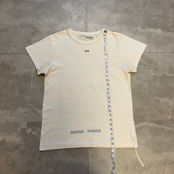 Off-White “Seeing Things” Graphic Tee – white Size: L - Picture 5 of 8